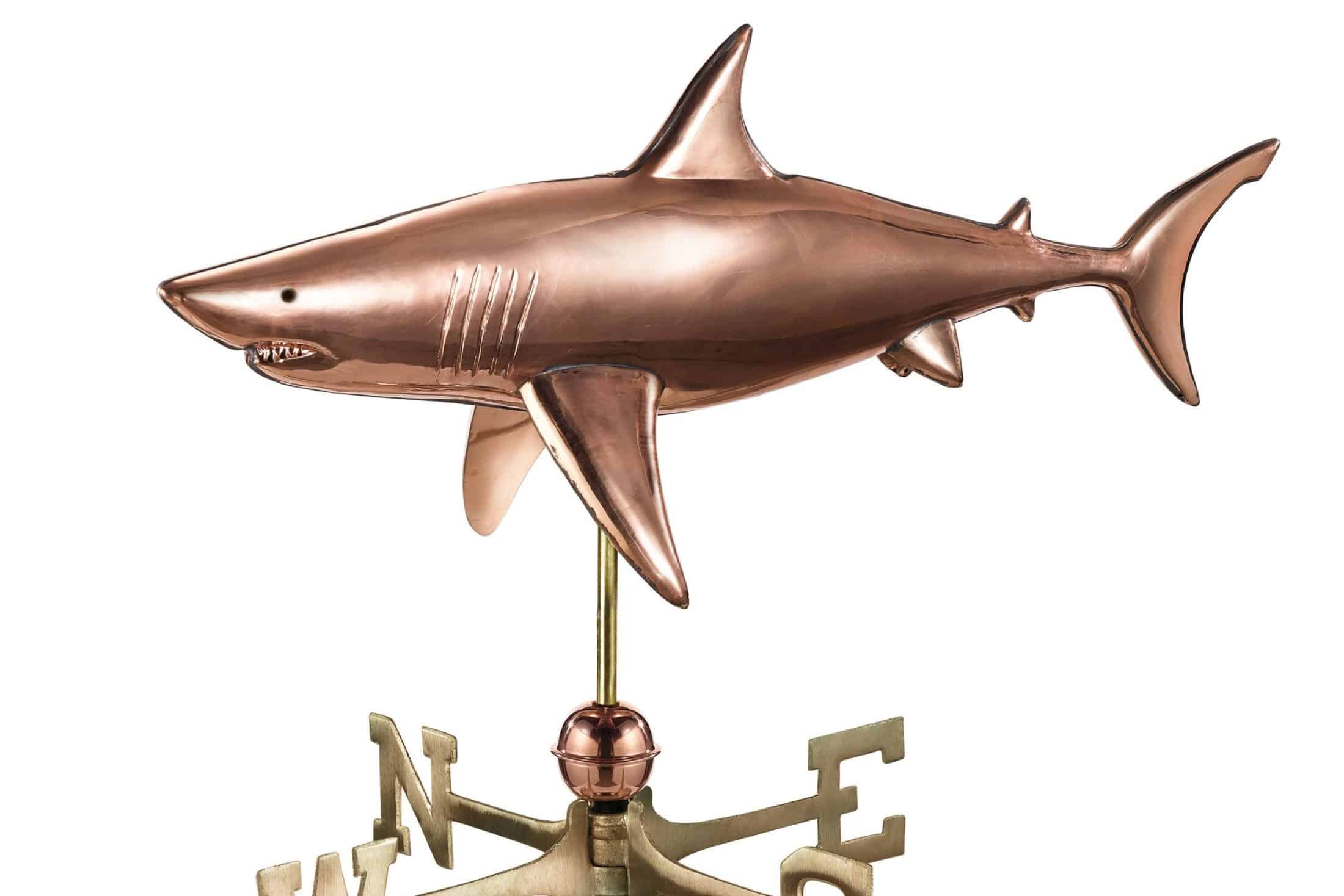 Shark animal weathervanes