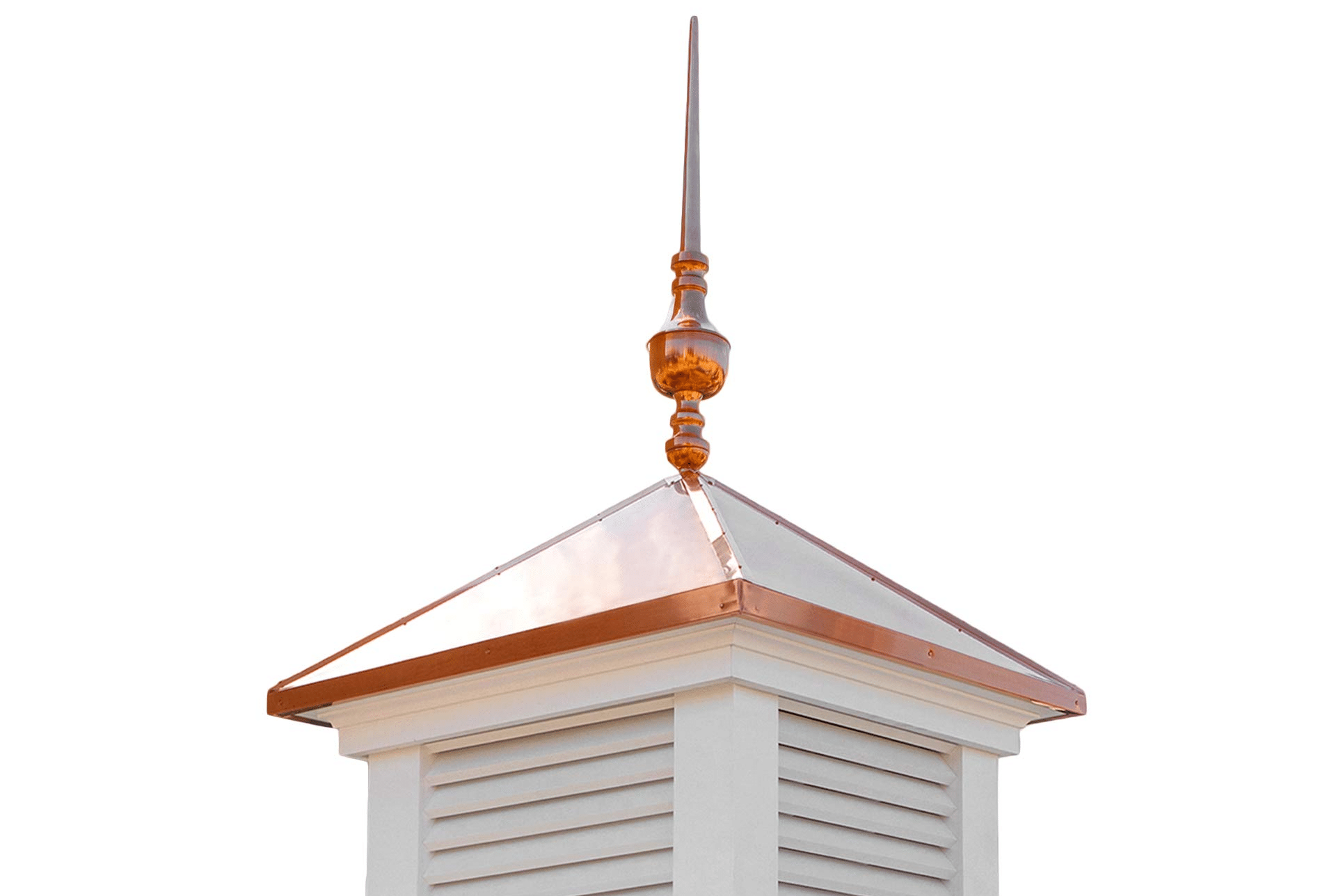 cupola with a finial