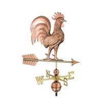 1973p proud rooster weathervane pure copper
