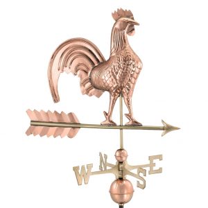 Rooster Weathervane – Pure Copper