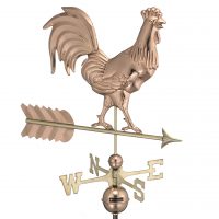 953P smithsonian rooster weathervane polished copper