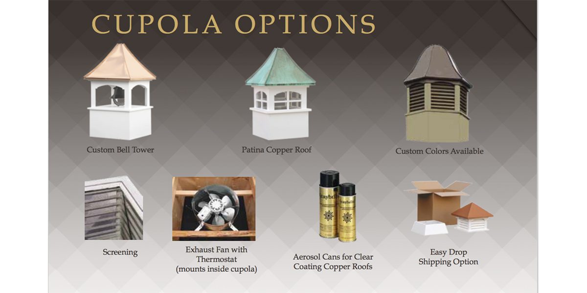 custom cupola options