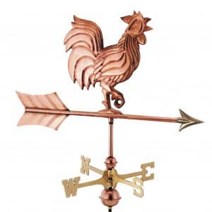 802pr rooster cottage weathervane pure copper